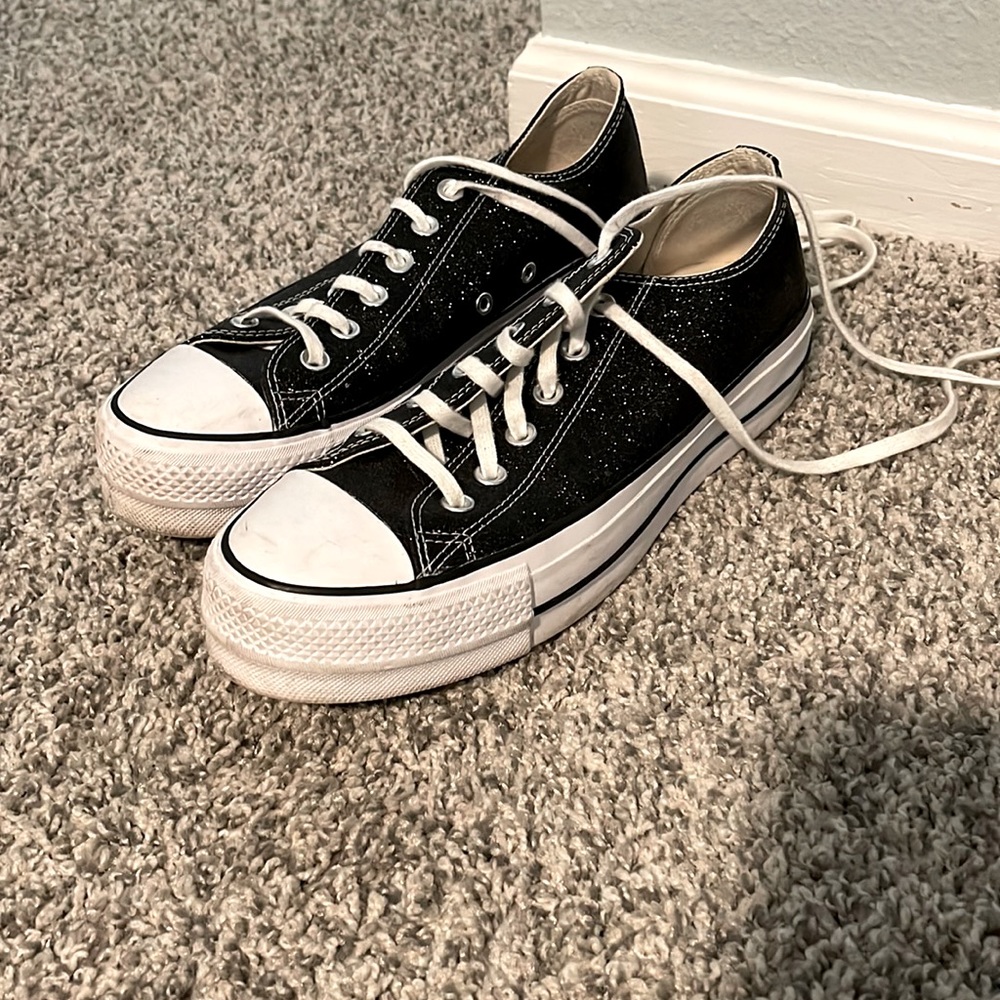 Platform Sparkled Converses